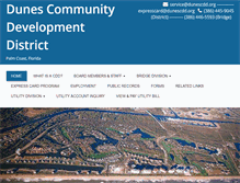 Tablet Screenshot of dunescdd.org